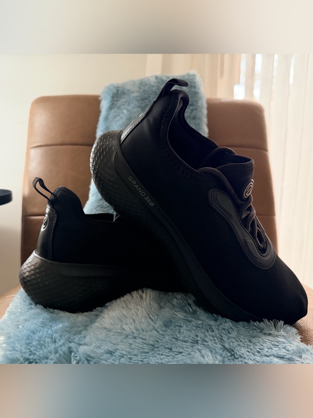 Cole Haan Black Grand 360 Men's Slip-On Sneakers